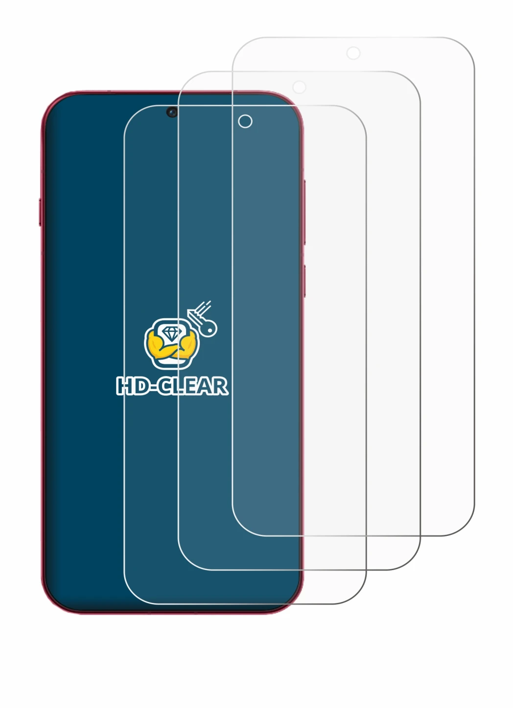 Imagen del dispositivo Oppo Find X9 con una amplia variedad de protectores de pantalla.