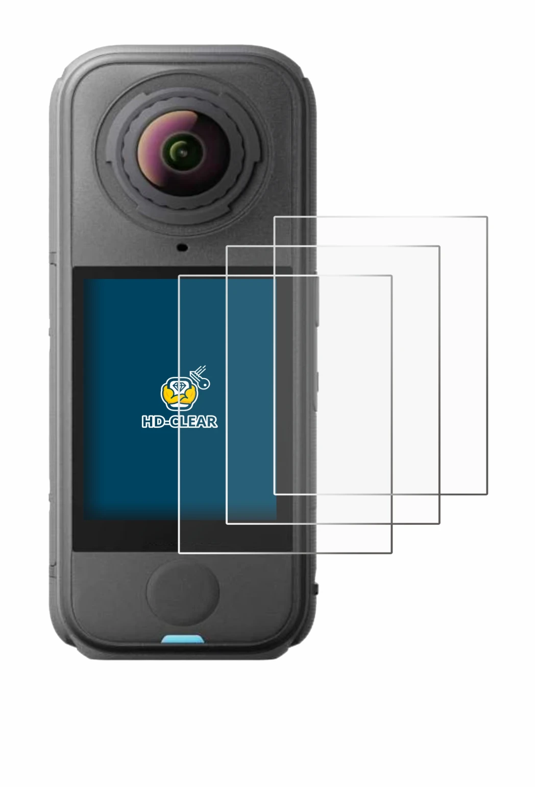 Imagen del dispositivo Insta360 X4 Air con una amplia variedad de protectores de pantalla.