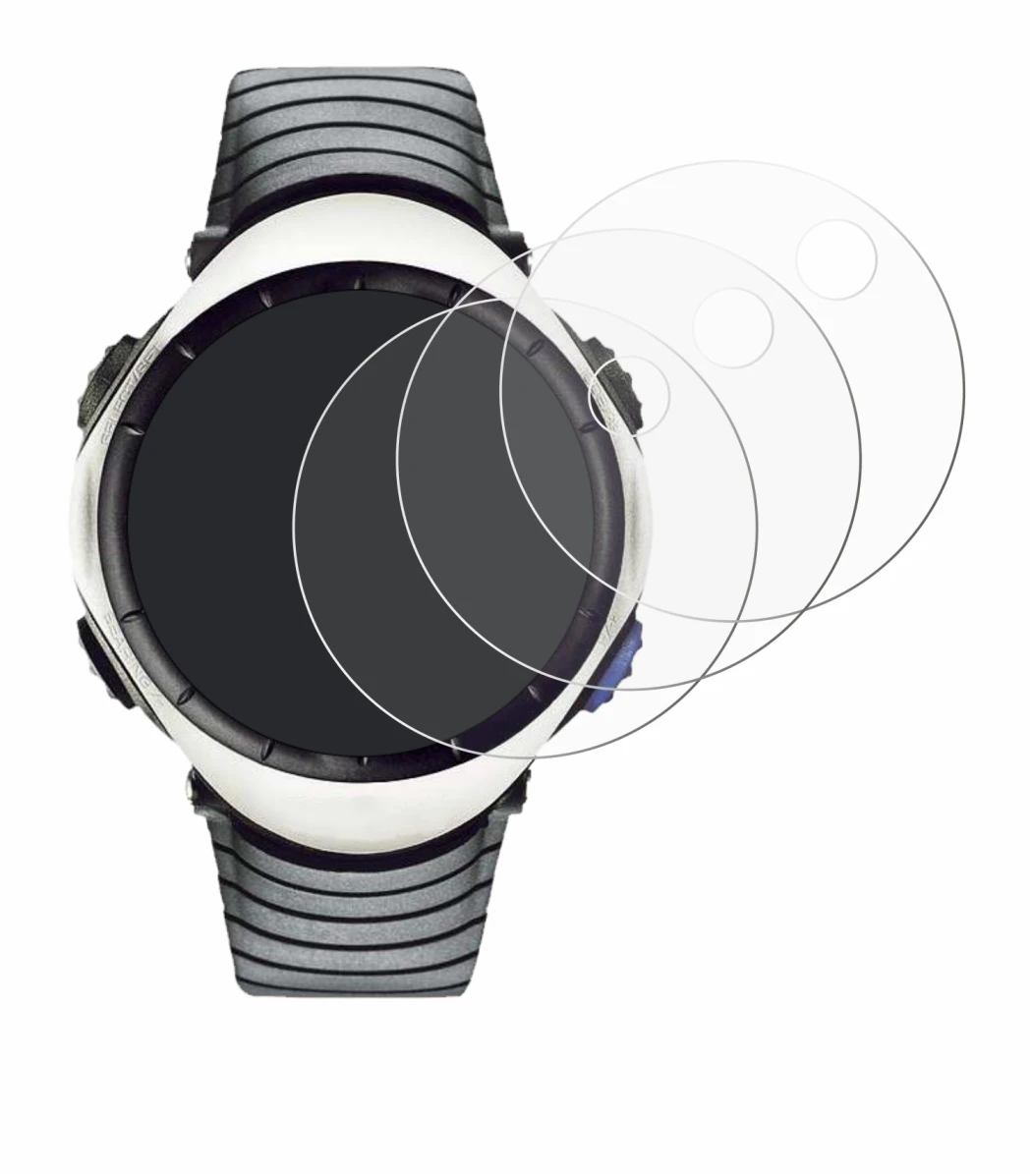 Imagen del dispositivo Suunto Regatta con una amplia variedad de protectores de pantalla.