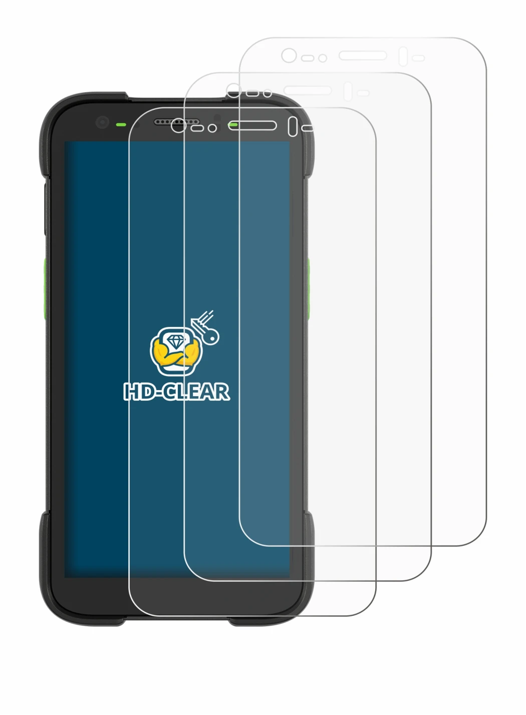 Imagen del dispositivo Zebra TC701 con una amplia variedad de protectores de pantalla.