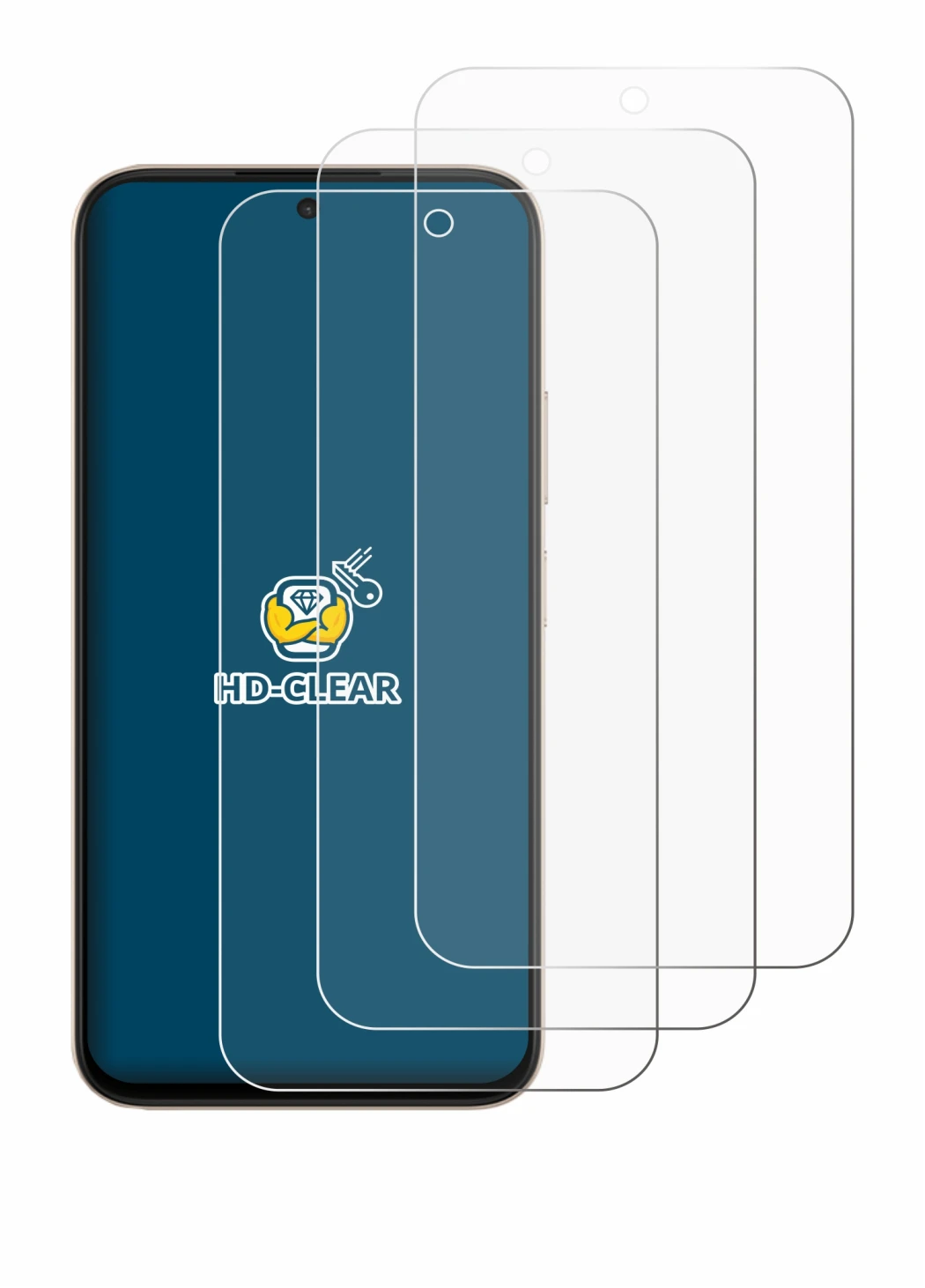 Imagen del dispositivo Oppo A6t Pro 4G con una amplia variedad de protectores de pantalla.