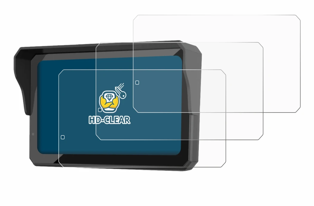 Imagen del dispositivo Carpuride W602S Pro con una amplia variedad de protectores de pantalla.