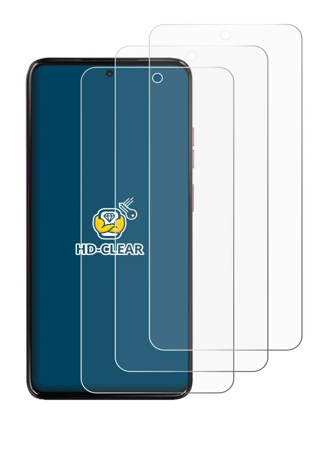 Imagen del dispositivo Motorola Moto G17 Power con una amplia variedad de protectores de pantalla.