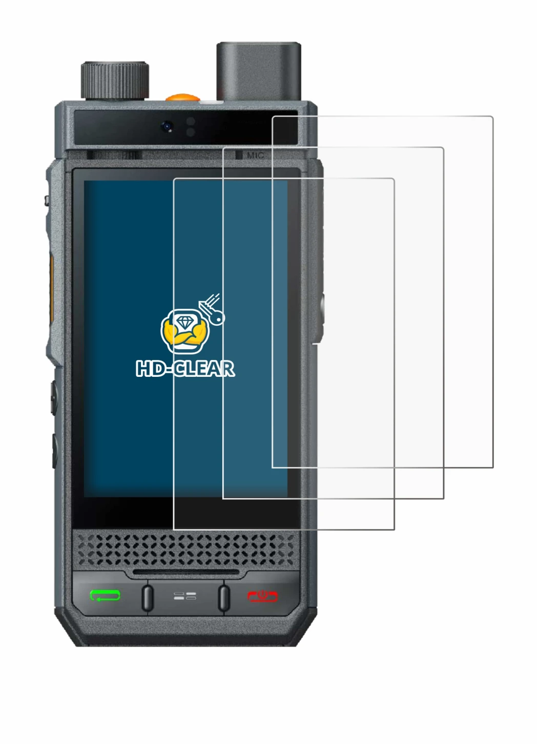 Imagen del dispositivo Hytera P60 con una amplia variedad de protectores de pantalla.