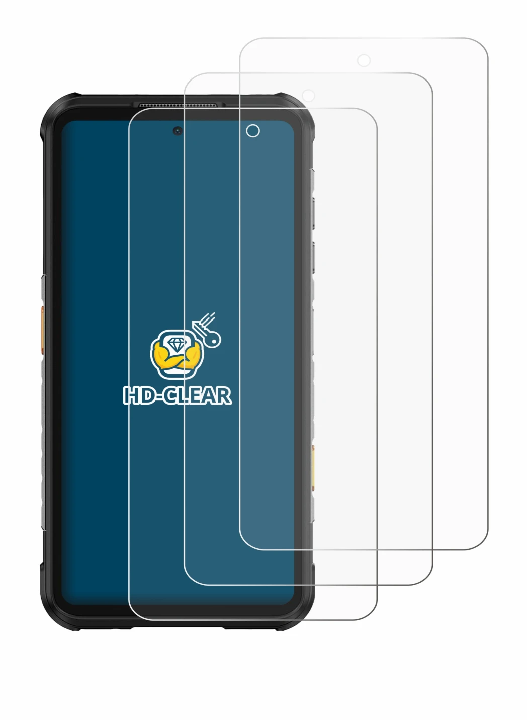 Imagen del dispositivo Ulefone RugOne Xever 7 Pro con una amplia variedad de protectores de pantalla.