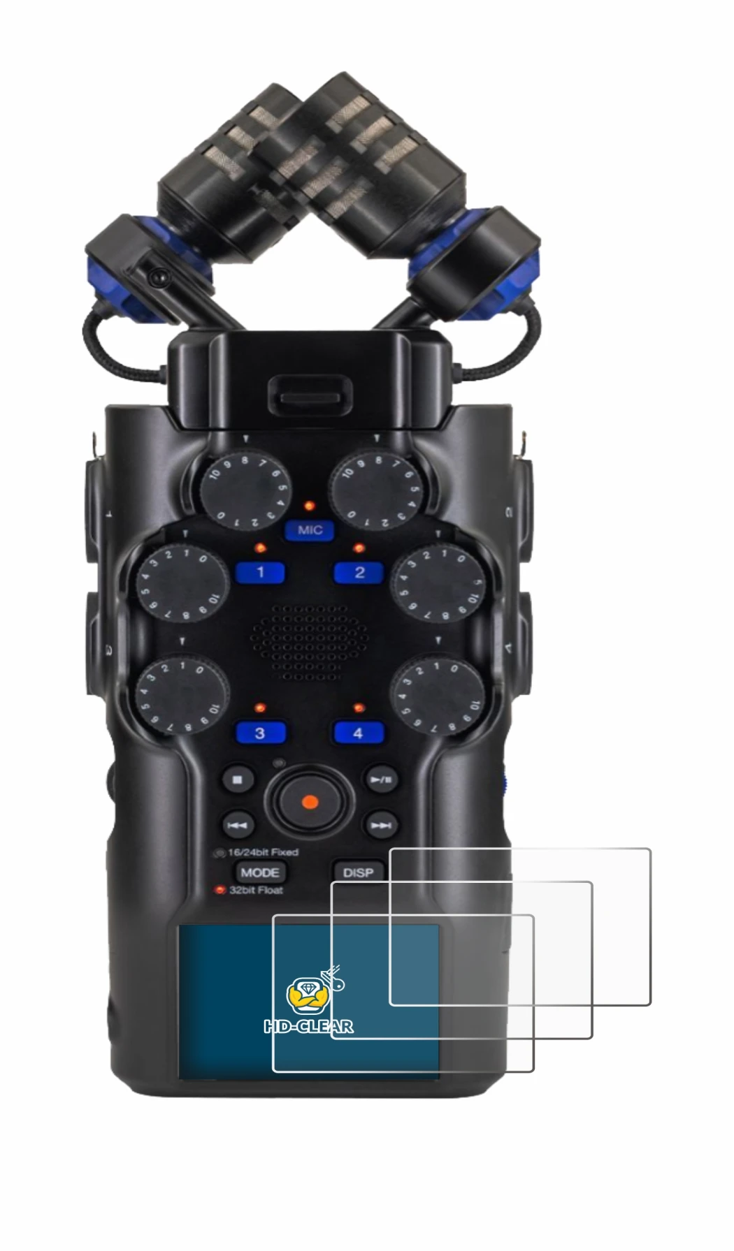 Imagen del dispositivo Zoom H6 studio con una amplia variedad de protectores de pantalla.