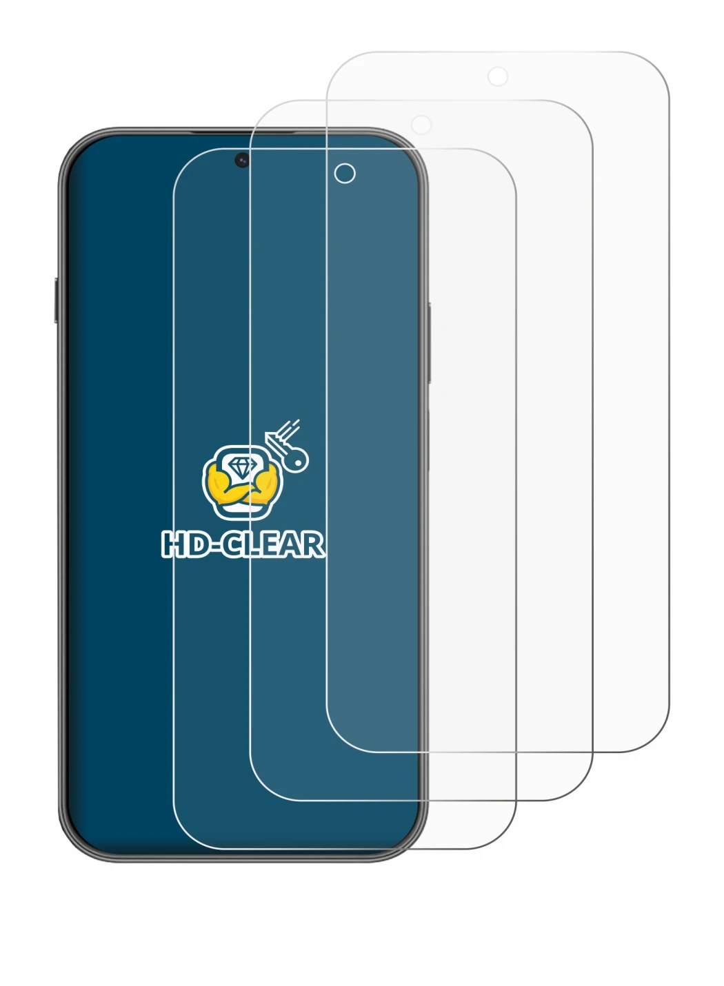 Imagen del dispositivo Huawei Nova 15 Max con una amplia variedad de protectores de pantalla.