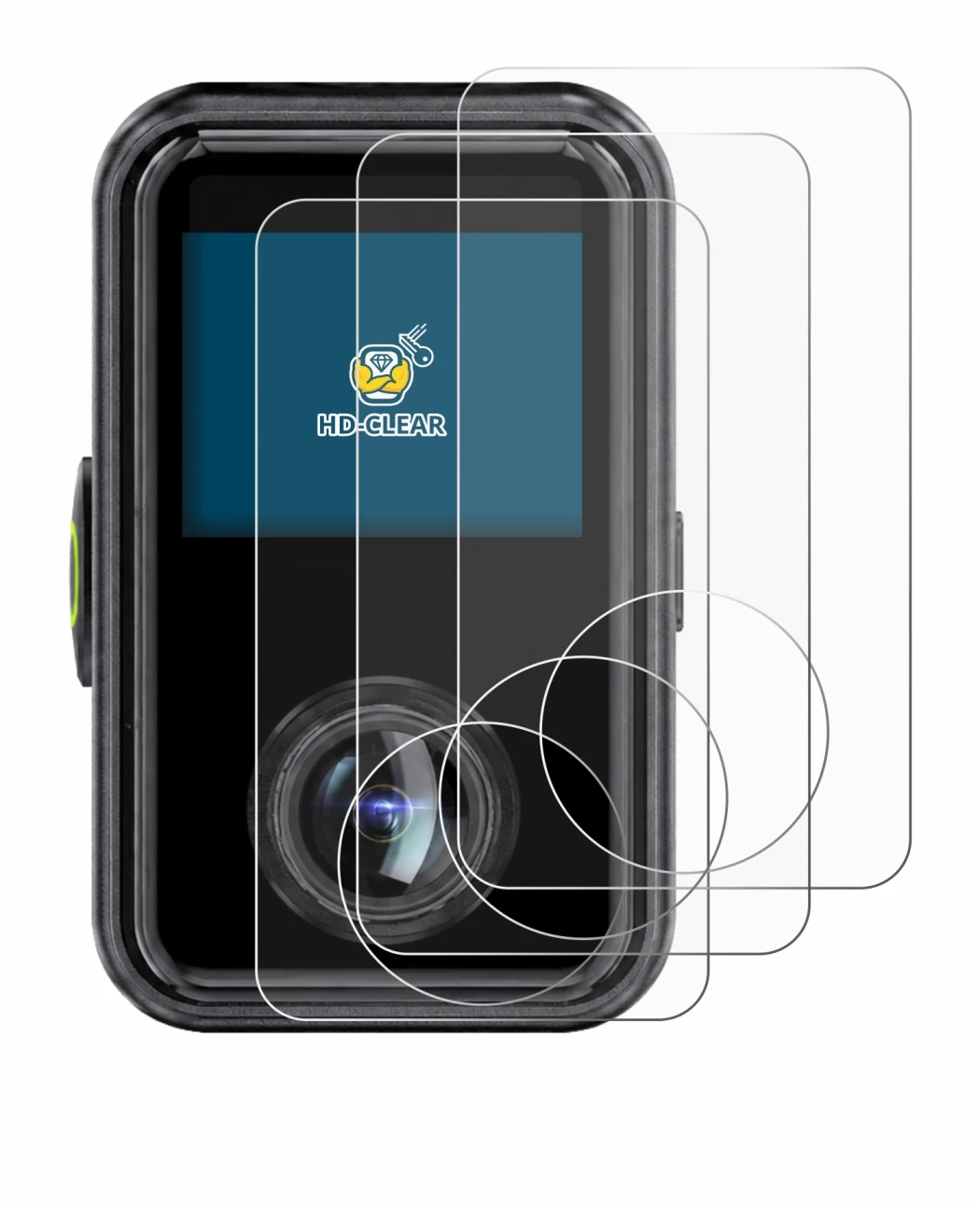 Imagen del dispositivo Vantrue E360 Ace con una amplia variedad de protectores de pantalla.