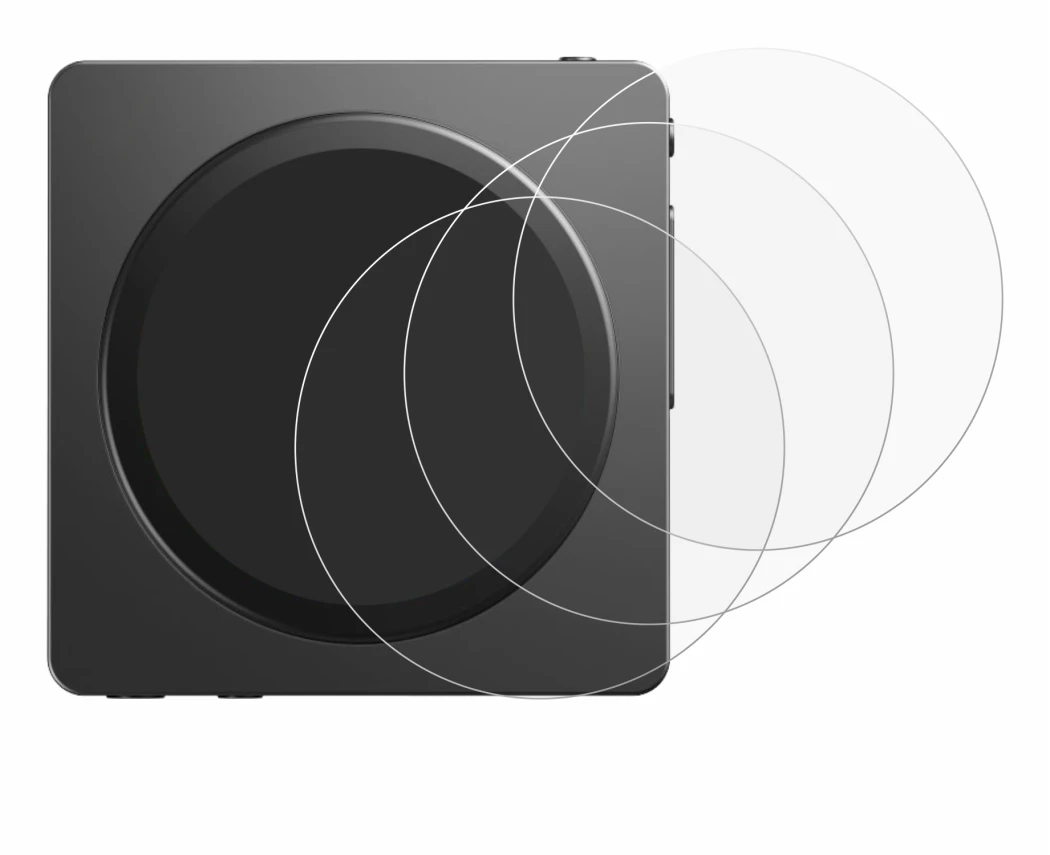 Imagen del dispositivo FiiO SnowSky Disc con una amplia variedad de protectores de pantalla.