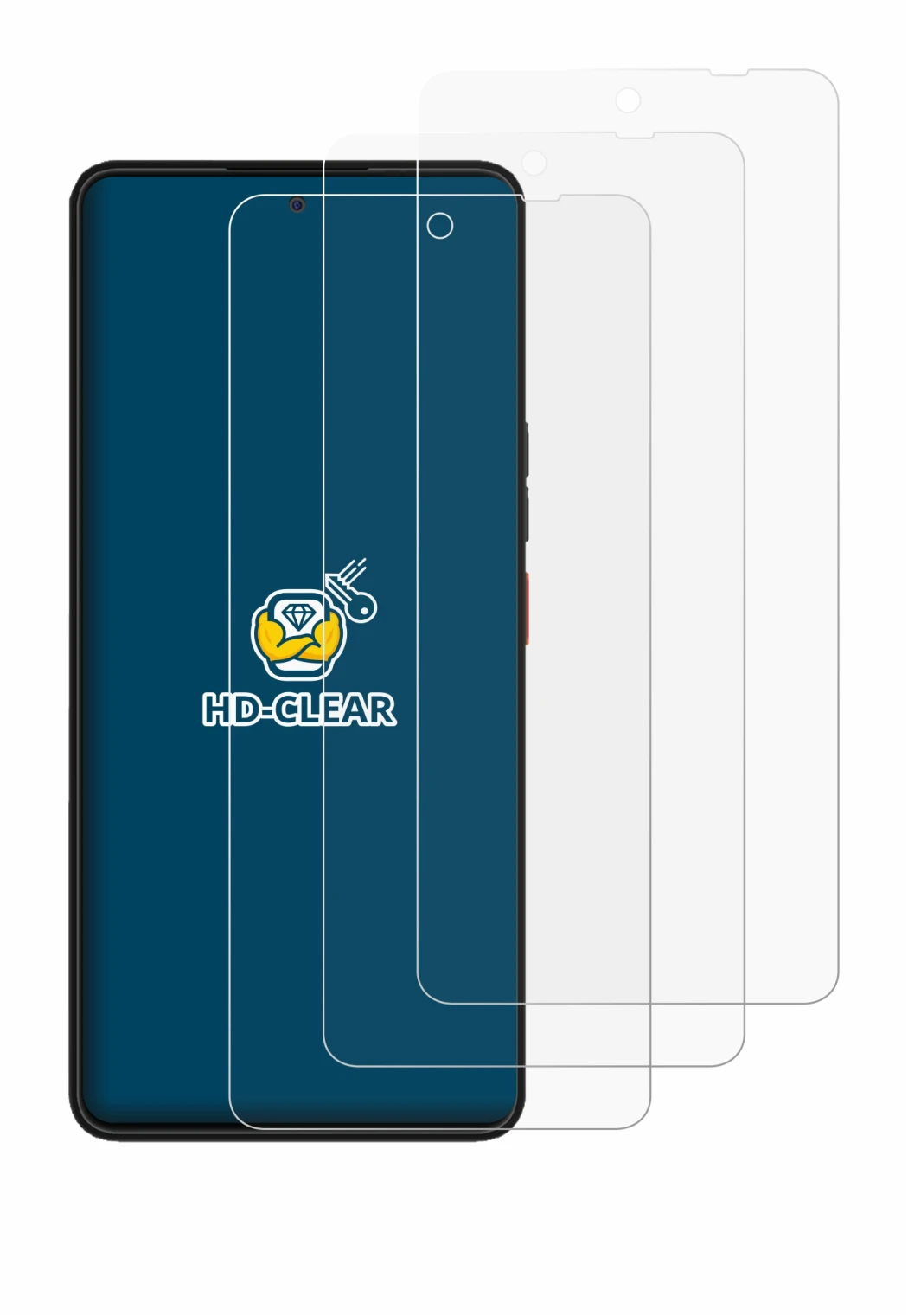 Imagen del dispositivo Volla Phone Plinius Plus con una amplia variedad de protectores de pantalla.