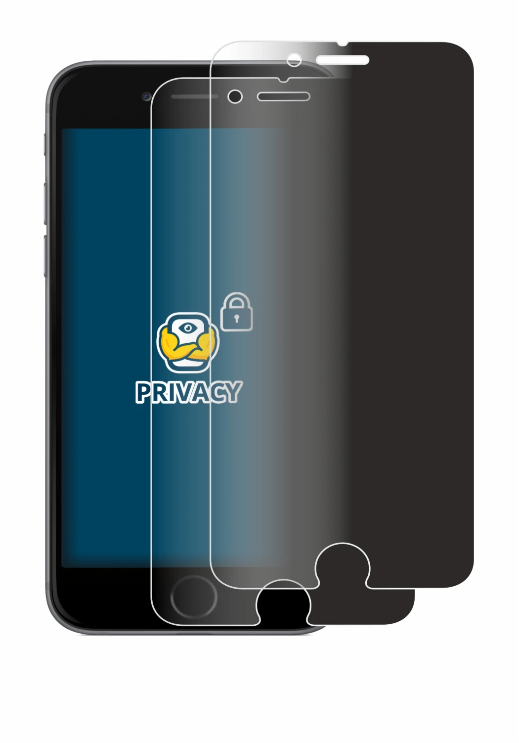 Imagen del dispositivo Apple iPhone 6S con una amplia variedad de protectores de pantalla.