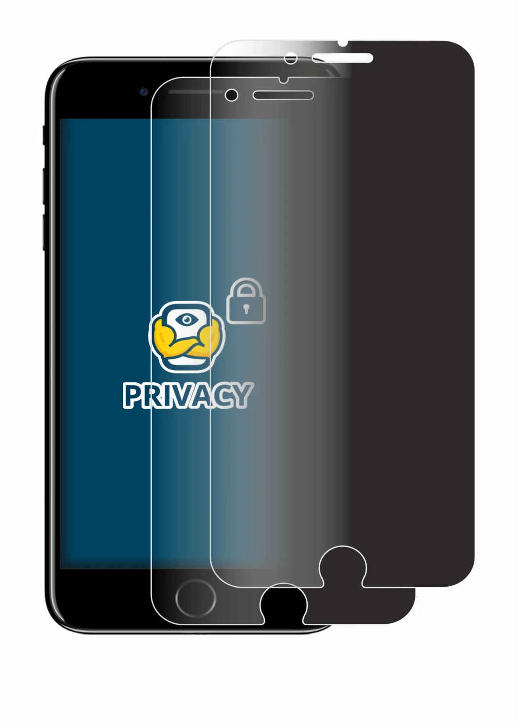 Imagen del dispositivo Apple iPhone 7 Plus con una amplia variedad de protectores de pantalla.