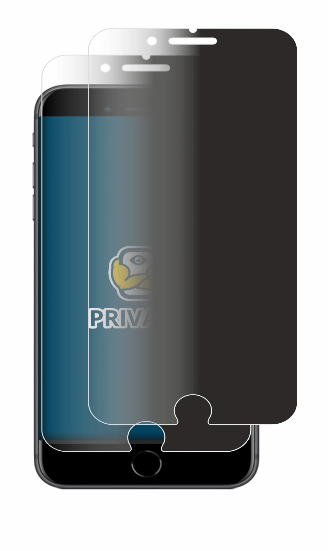 Imagen del dispositivo Apple iPhone 8 Plus con una amplia variedad de protectores de pantalla.