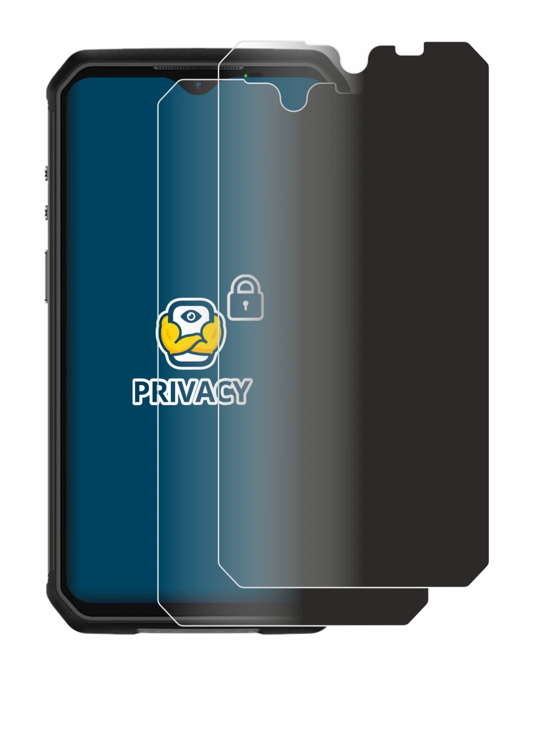 Imagen del dispositivo Ulefone Armor 9 con una amplia variedad de protectores de pantalla.