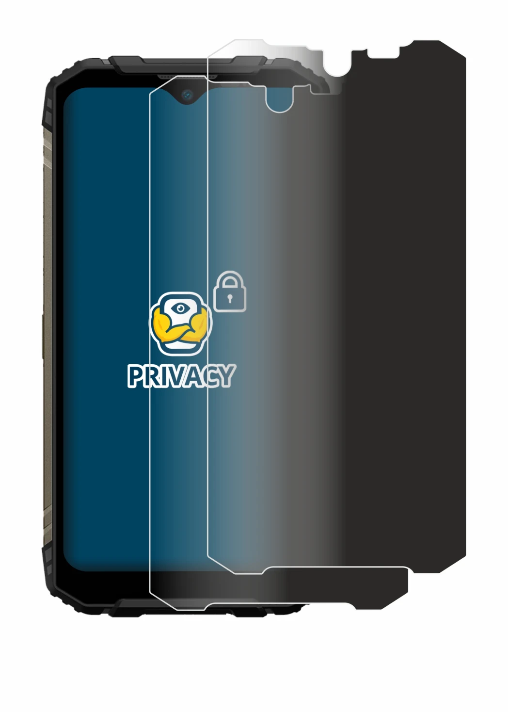 Imagen del dispositivo Doogee S96 Pro con una amplia variedad de protectores de pantalla.