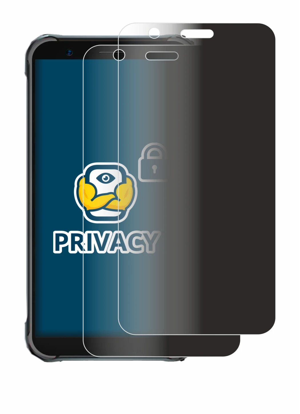 Imagen del dispositivo Blackview BV4900 Pro con una amplia variedad de protectores de pantalla.