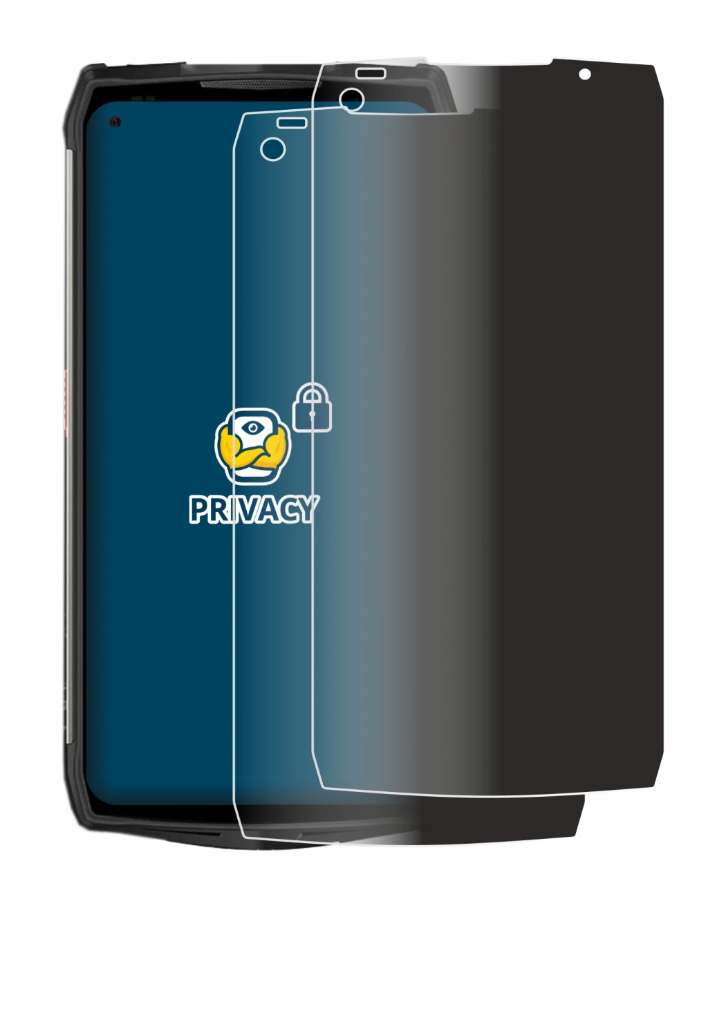 Imagen del dispositivo Ulefone Power Armor 13 con una amplia variedad de protectores de pantalla.