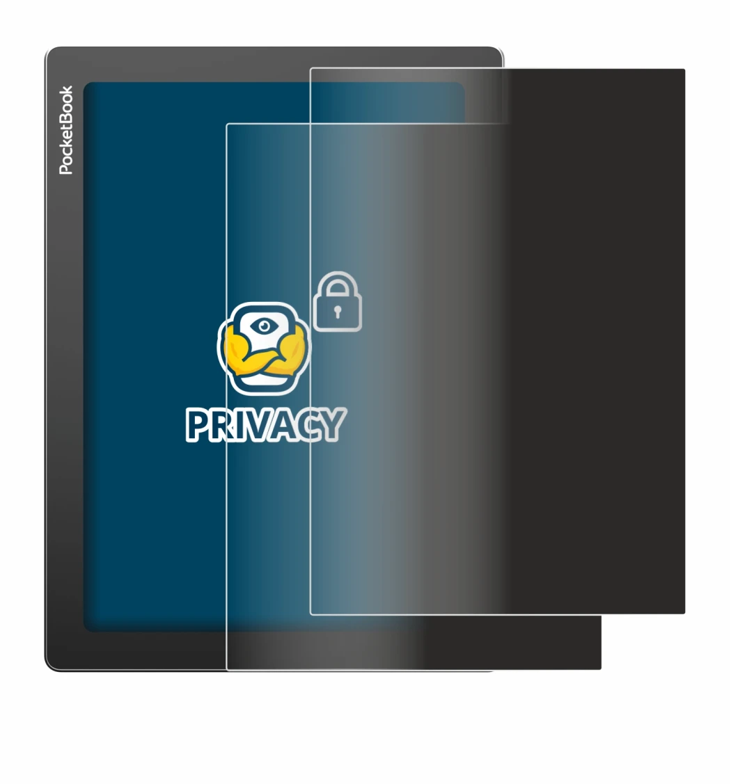 Imagen del dispositivo PocketBook InkPad Lite con una amplia variedad de protectores de pantalla.