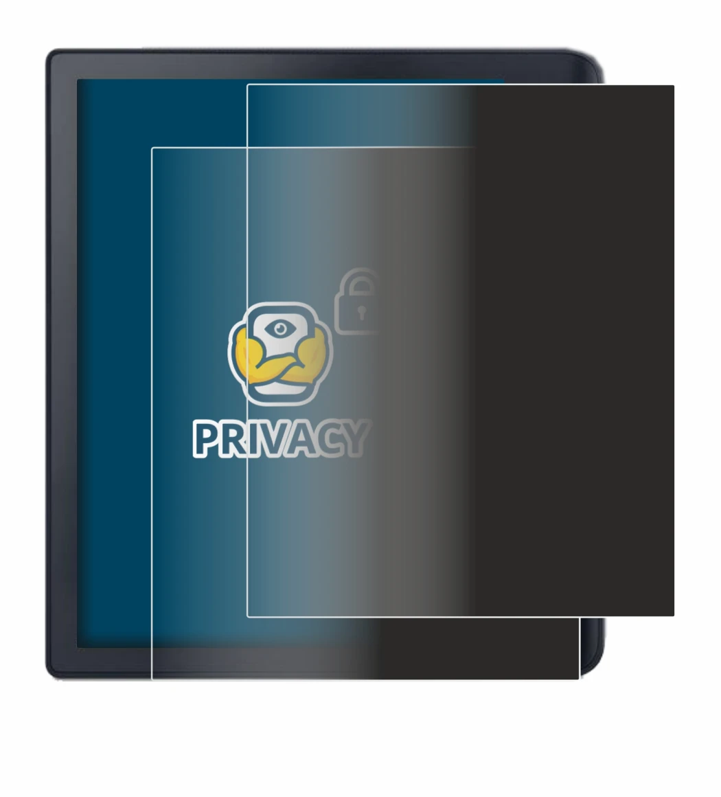 Imagen del dispositivo Kobo Sage con una amplia variedad de protectores de pantalla.