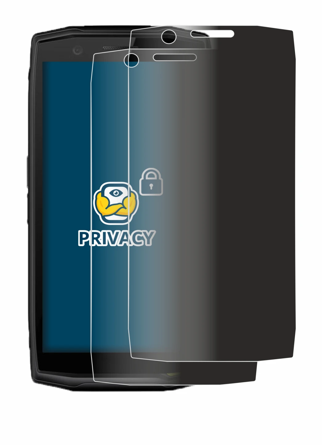 Imagen del dispositivo Crosscall Action-X5 con una amplia variedad de protectores de pantalla.