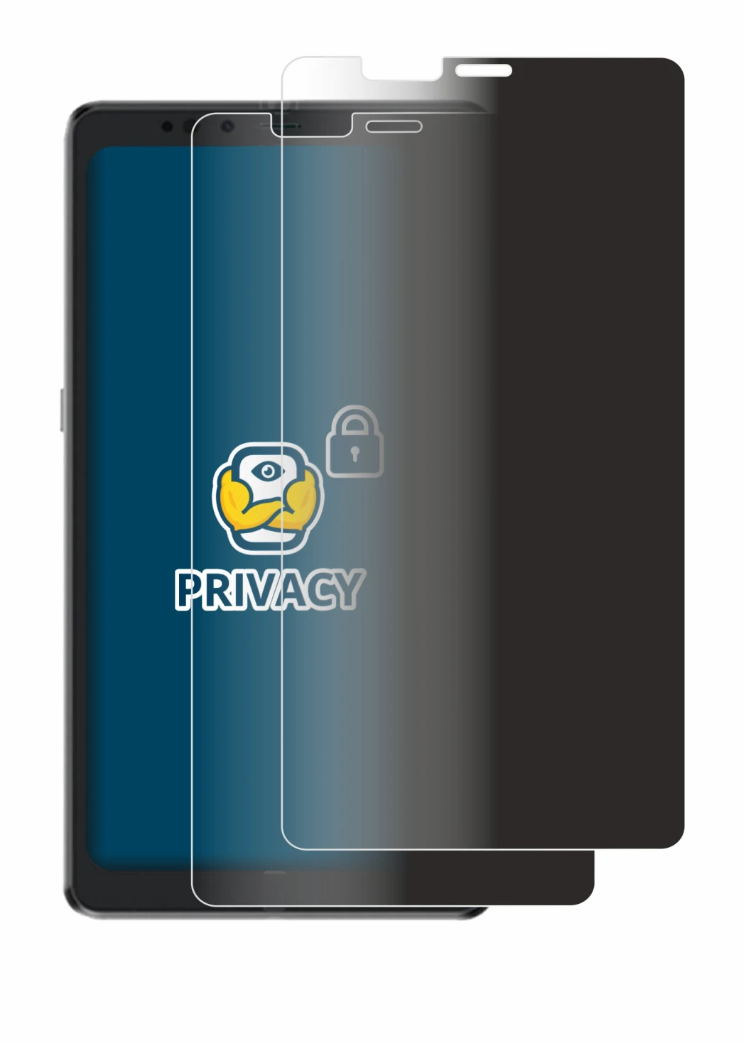 Imagen del dispositivo Hisense A9 con una amplia variedad de protectores de pantalla.