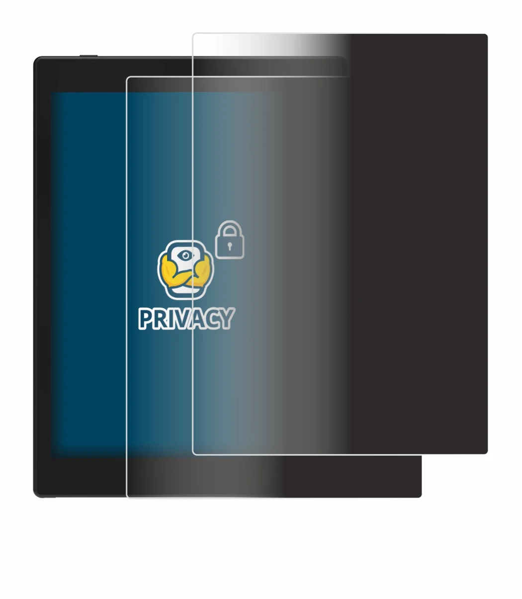 Imagen del dispositivo Boox Tab Mini C con una amplia variedad de protectores de pantalla.