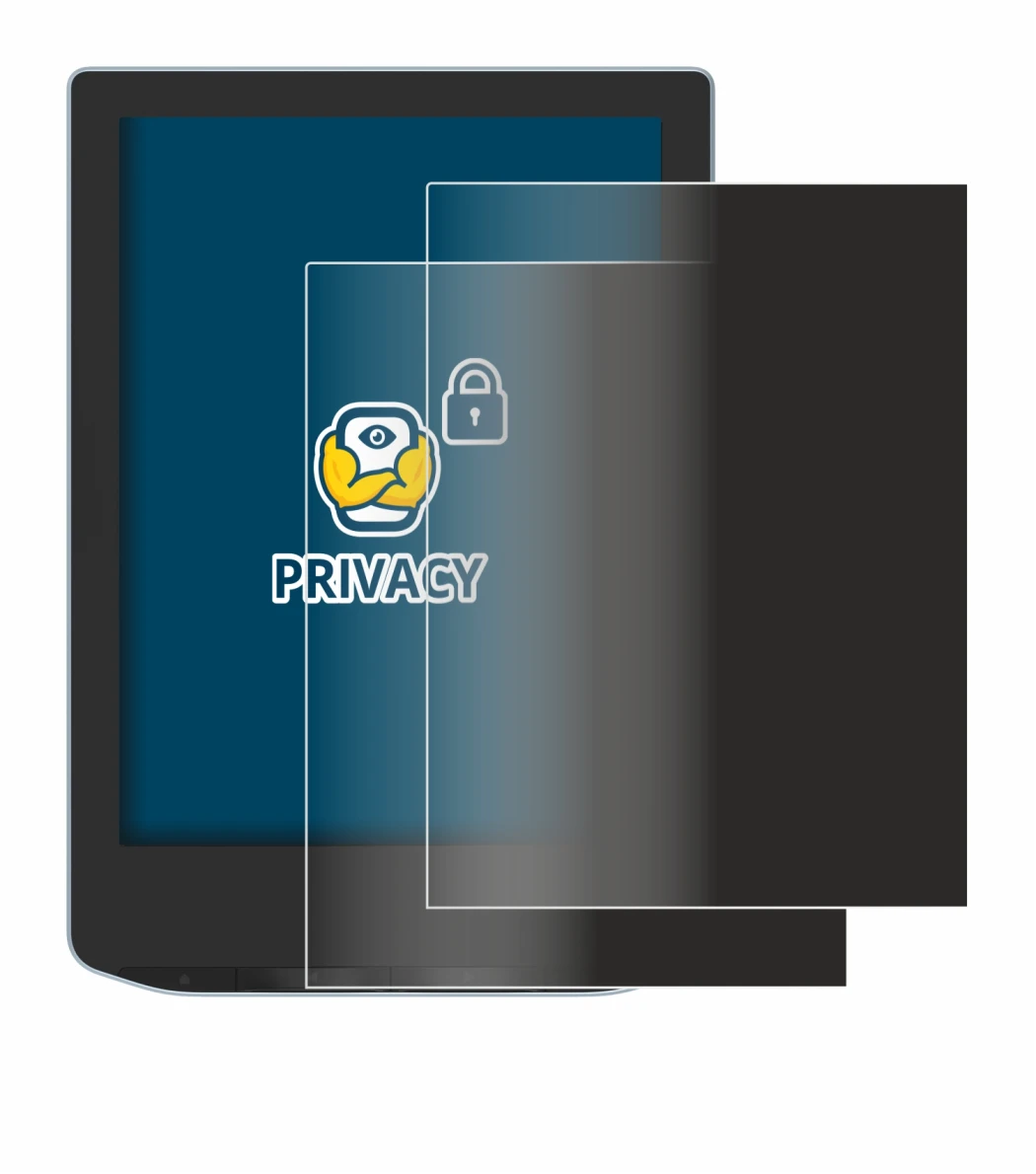 Imagen del dispositivo PocketBook Verse con una amplia variedad de protectores de pantalla.