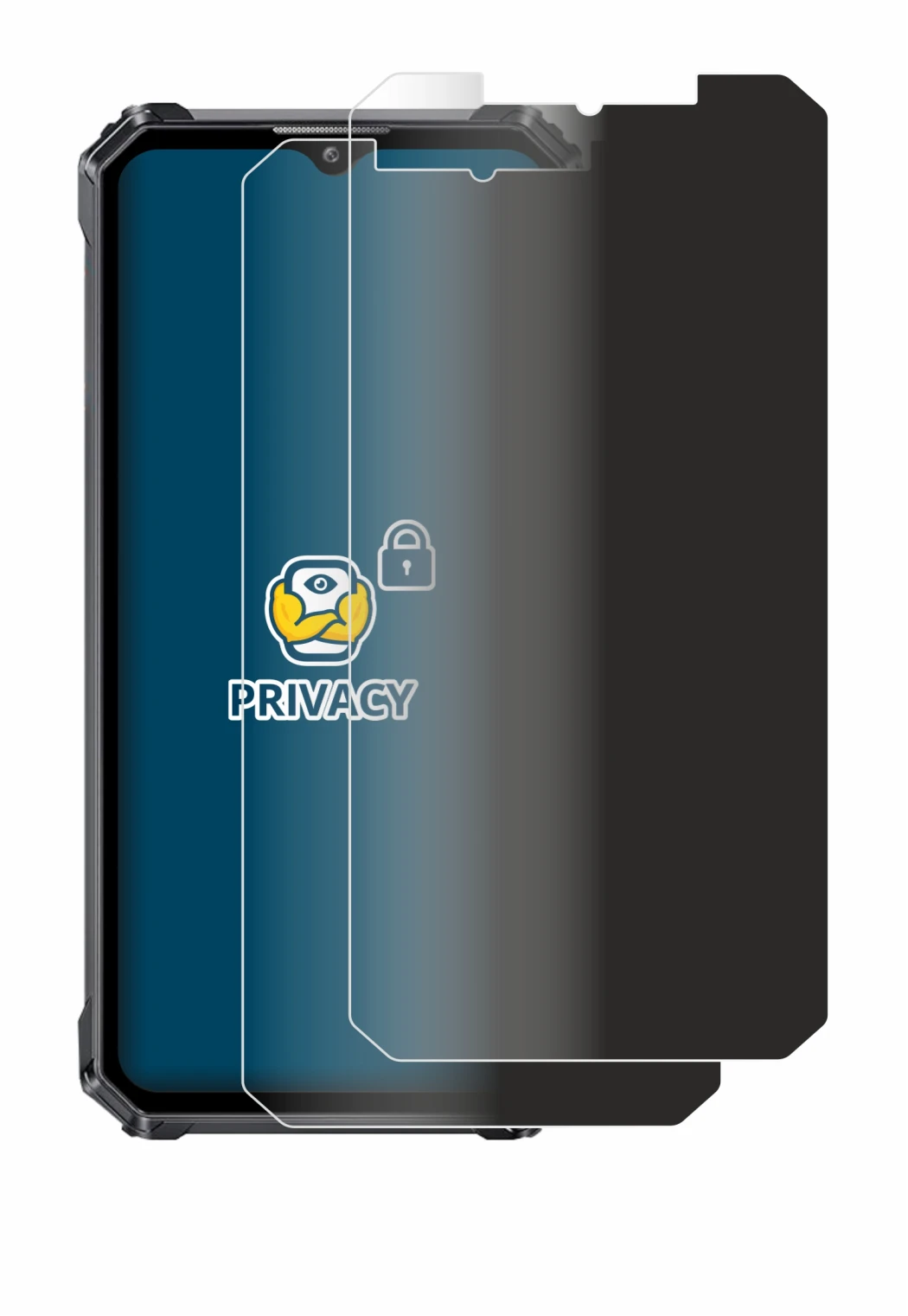 Imagen del dispositivo Oukitel WP28 con una amplia variedad de protectores de pantalla.