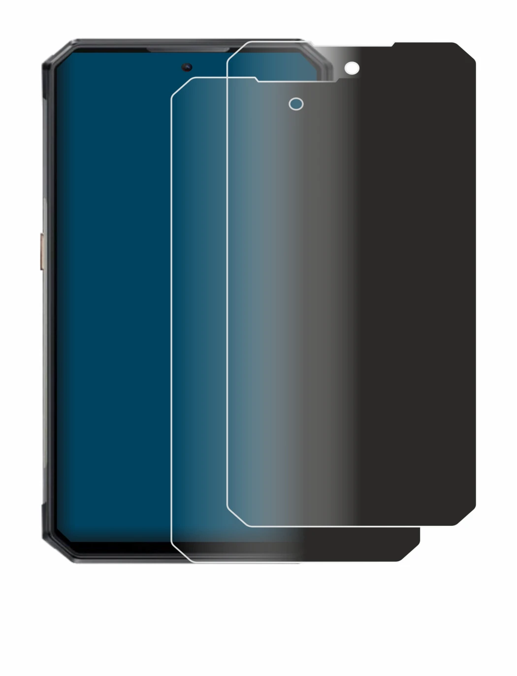 Imagen del dispositivo Oukitel WP30 Pro con una amplia variedad de protectores de pantalla.