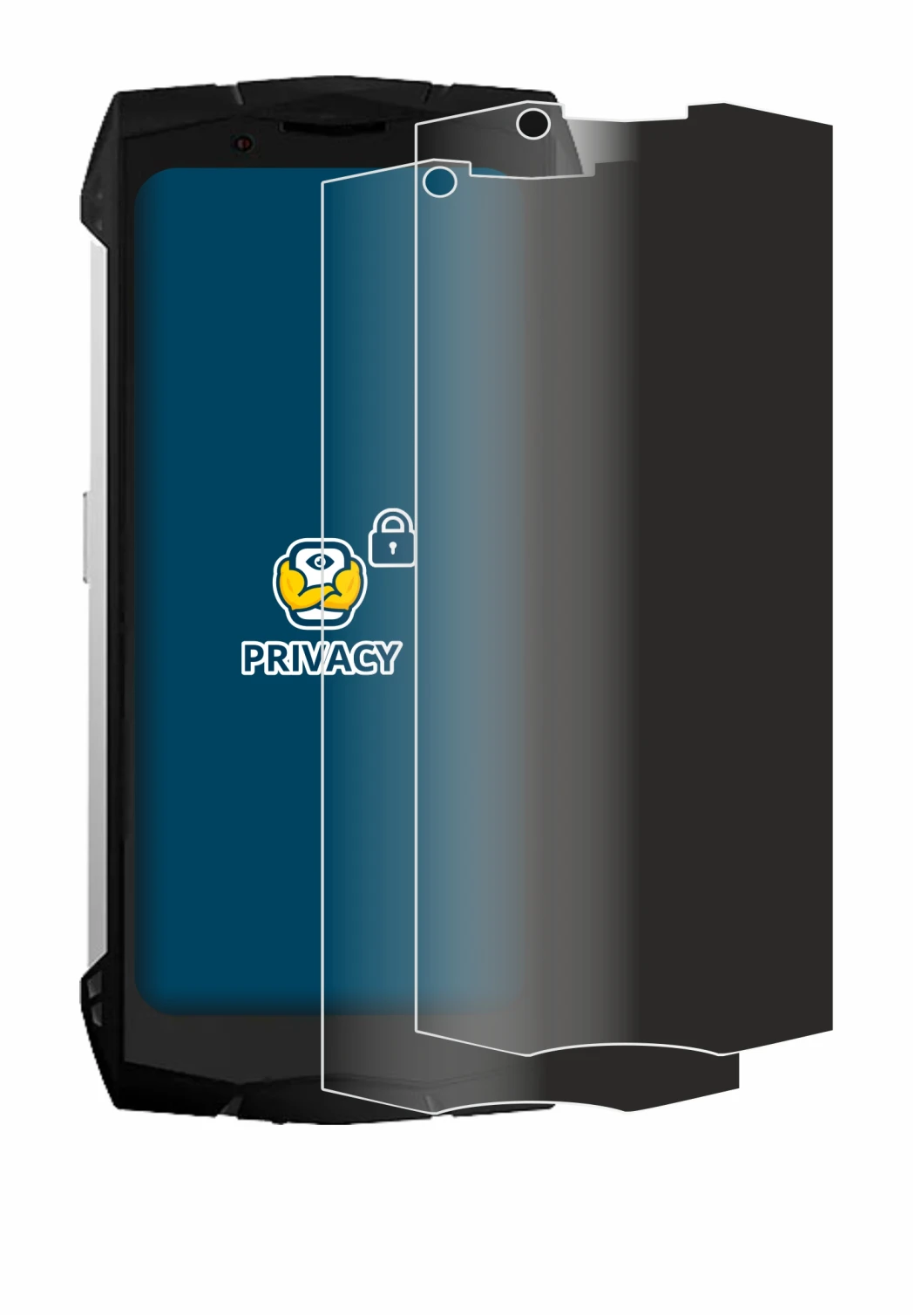 Imagen del dispositivo Doogee S Mini con una amplia variedad de protectores de pantalla.
