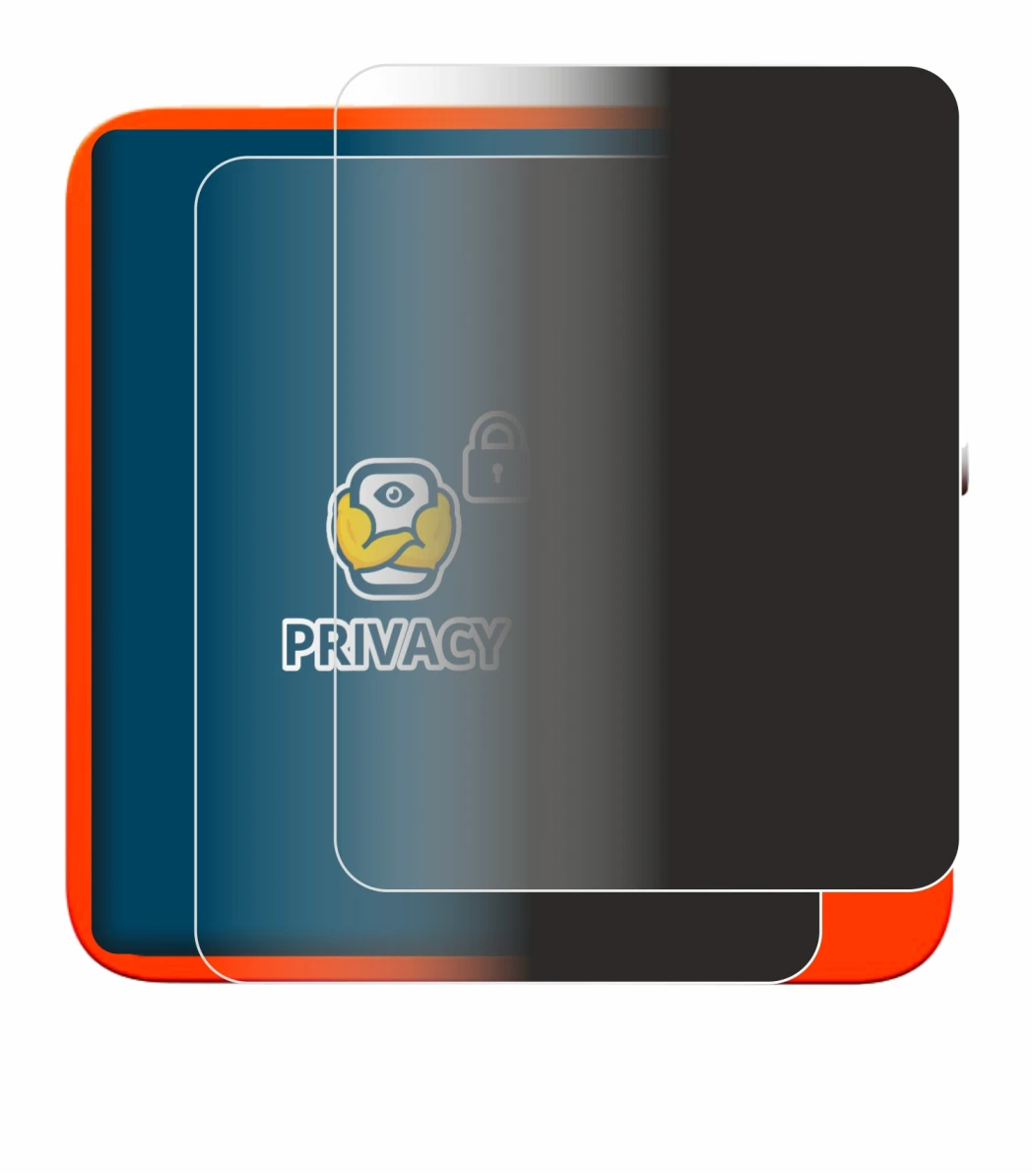 Imagen del dispositivo rabbit r1 con una amplia variedad de protectores de pantalla.