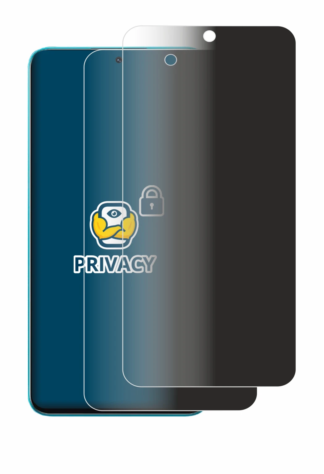 Imagen del dispositivo Honor X8A con una amplia variedad de protectores de pantalla.