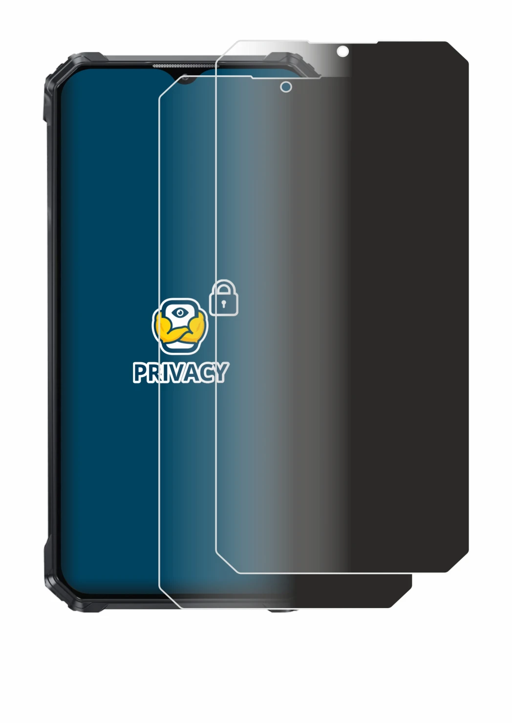 Imagen del dispositivo Oukitel WP36 con una amplia variedad de protectores de pantalla.