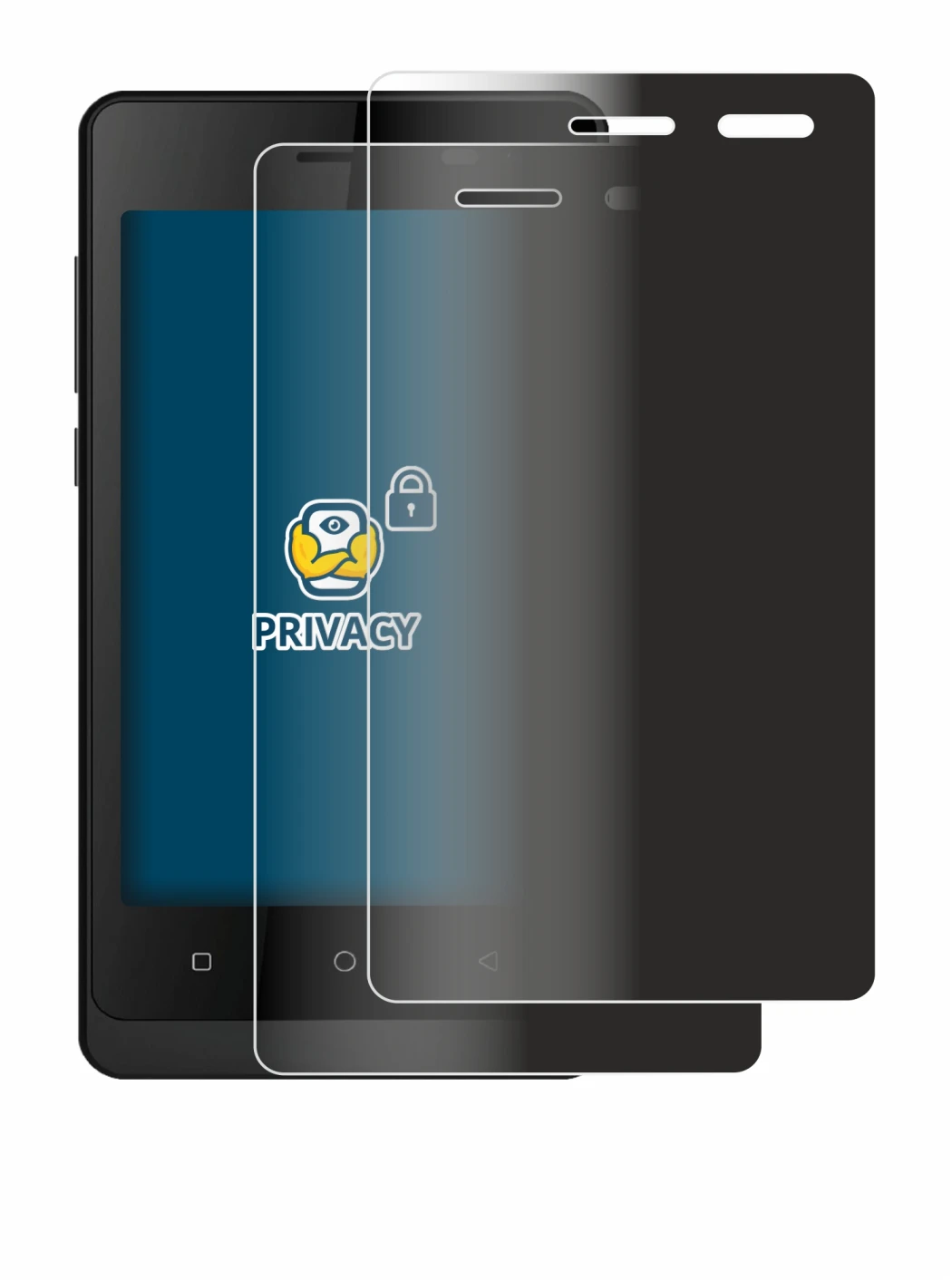 Imagen del dispositivo Logicom Wave 2 con una amplia variedad de protectores de pantalla.