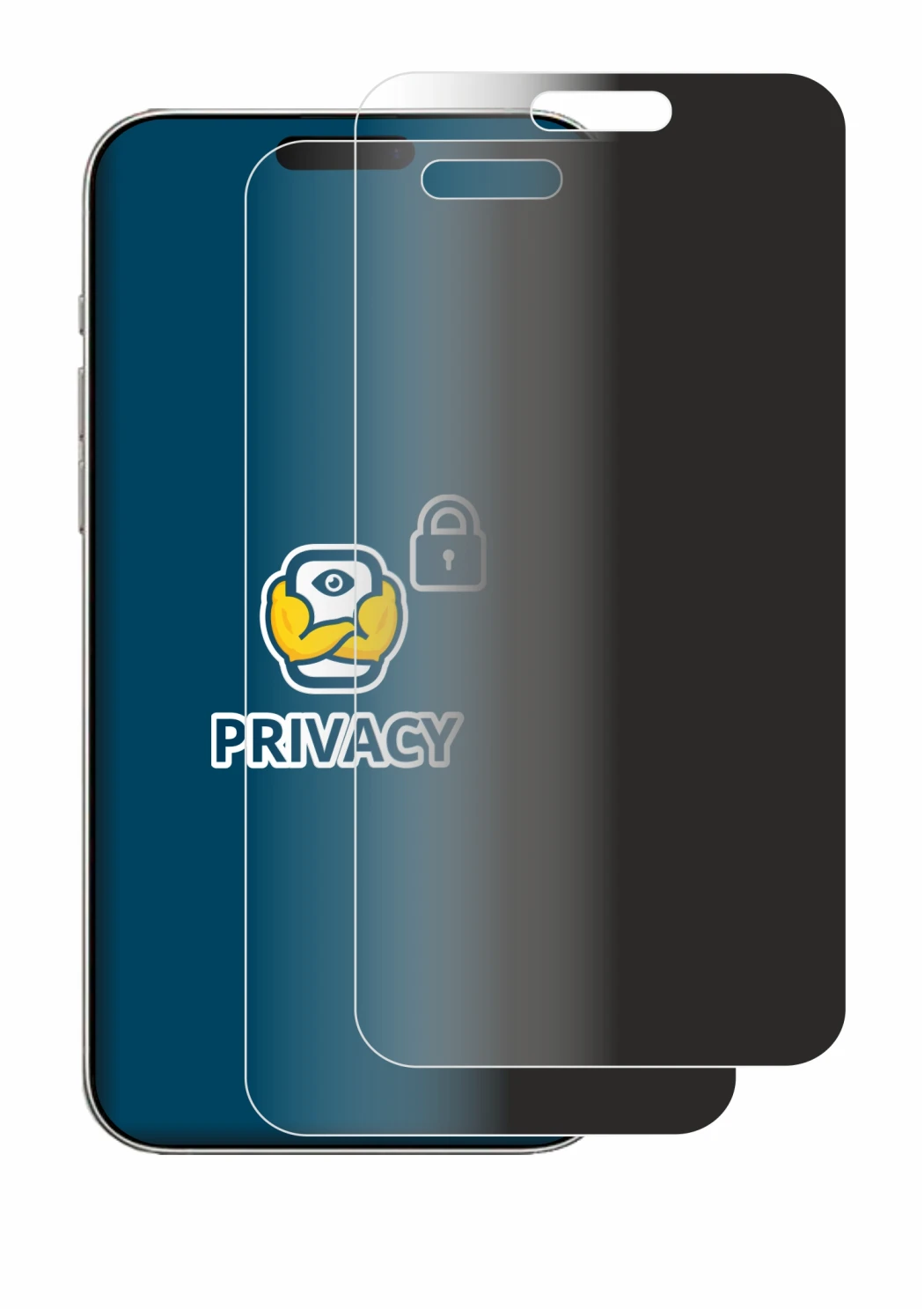 Imagen del dispositivo Apple iPhone 16 Plus con una amplia variedad de protectores de pantalla.