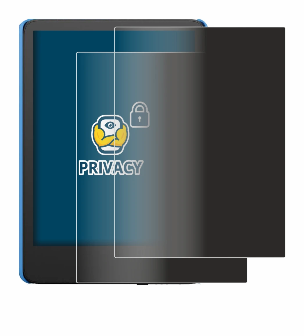 Imagen del dispositivo Amazon Kindle Kids (2024) con una amplia variedad de protectores de pantalla.