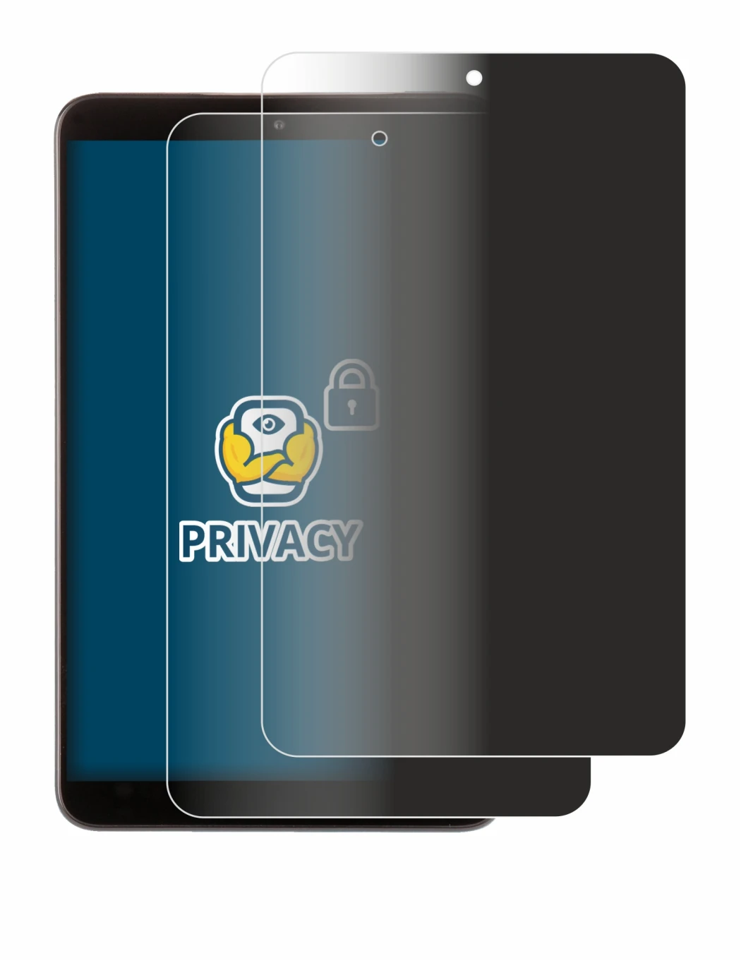 Imagen del dispositivo Nokia T10 (retrato) con una amplia variedad de protectores de pantalla.