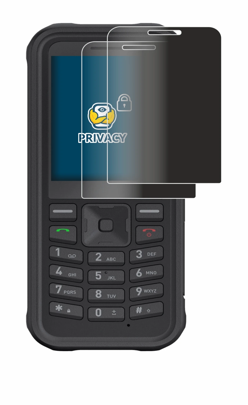 Imagen del dispositivo Sonim XP100 con una amplia variedad de protectores de pantalla.