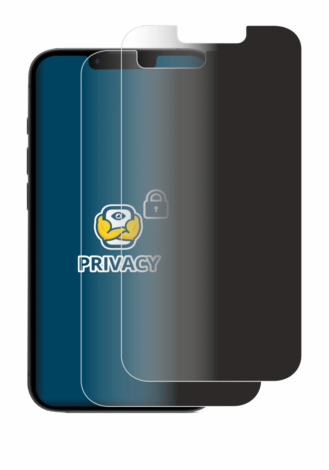 Imagen del dispositivo Apple iPhone 16e con una amplia variedad de protectores de pantalla.