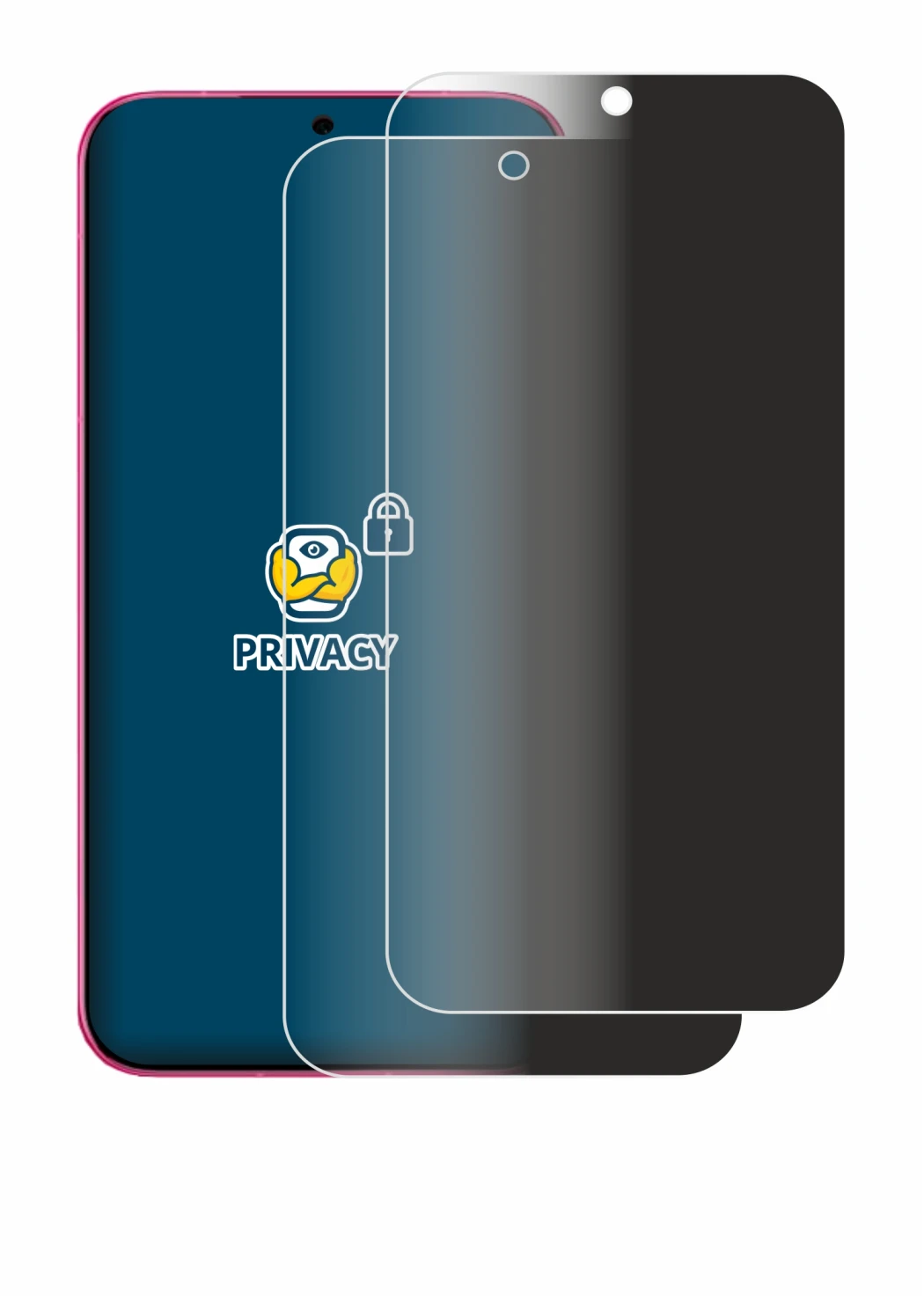 Imagen del dispositivo Huawei Pura 80 con una amplia variedad de protectores de pantalla.