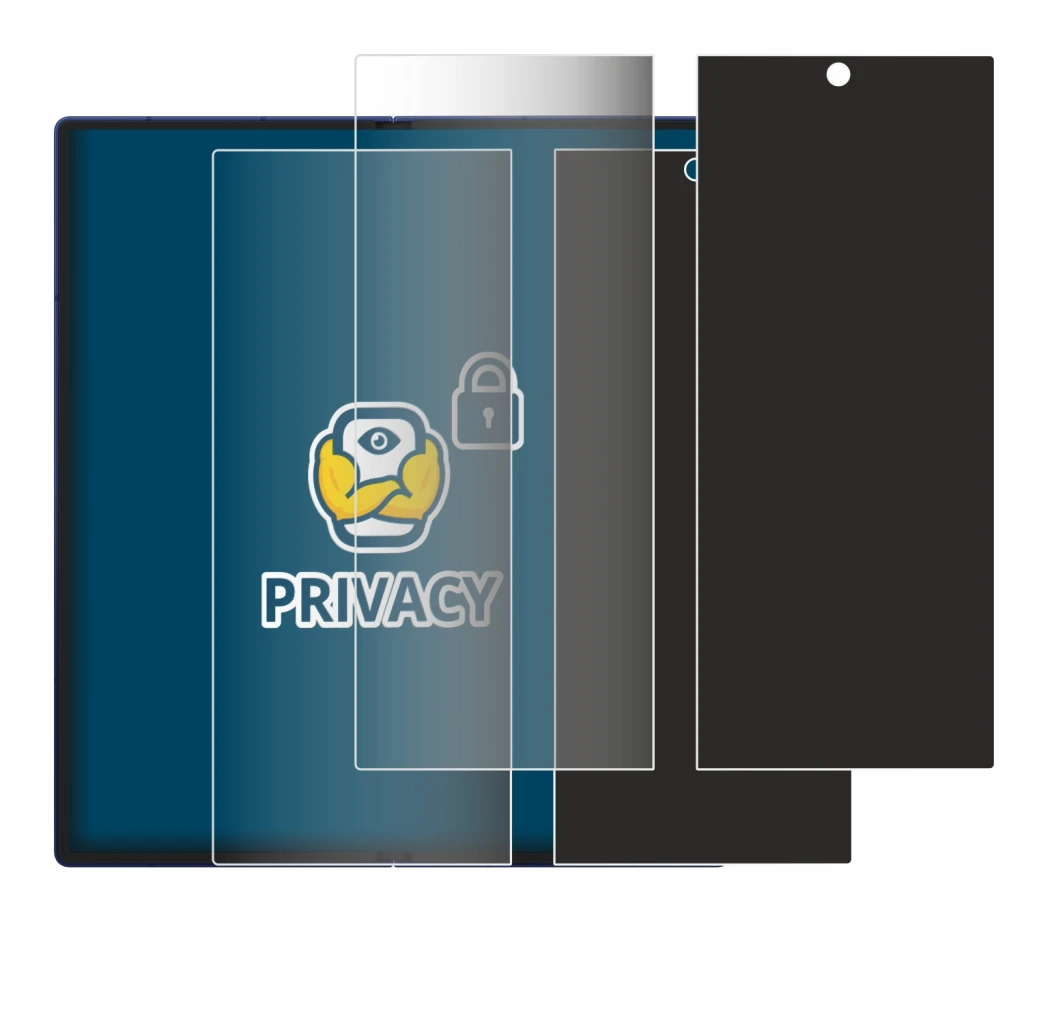 Imagen del dispositivo Samsung Galaxy Z Fold 7 (Pantalla interior) con una amplia variedad de protectores de pantalla.