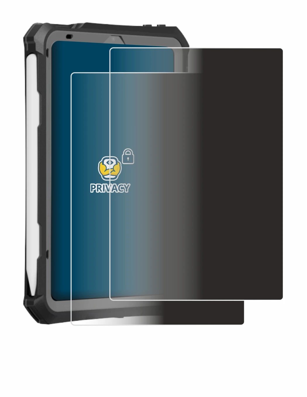 Imagen del dispositivo Apple iPad Mini 7 2024 (case-friendly) con una amplia variedad de protectores de pantalla.