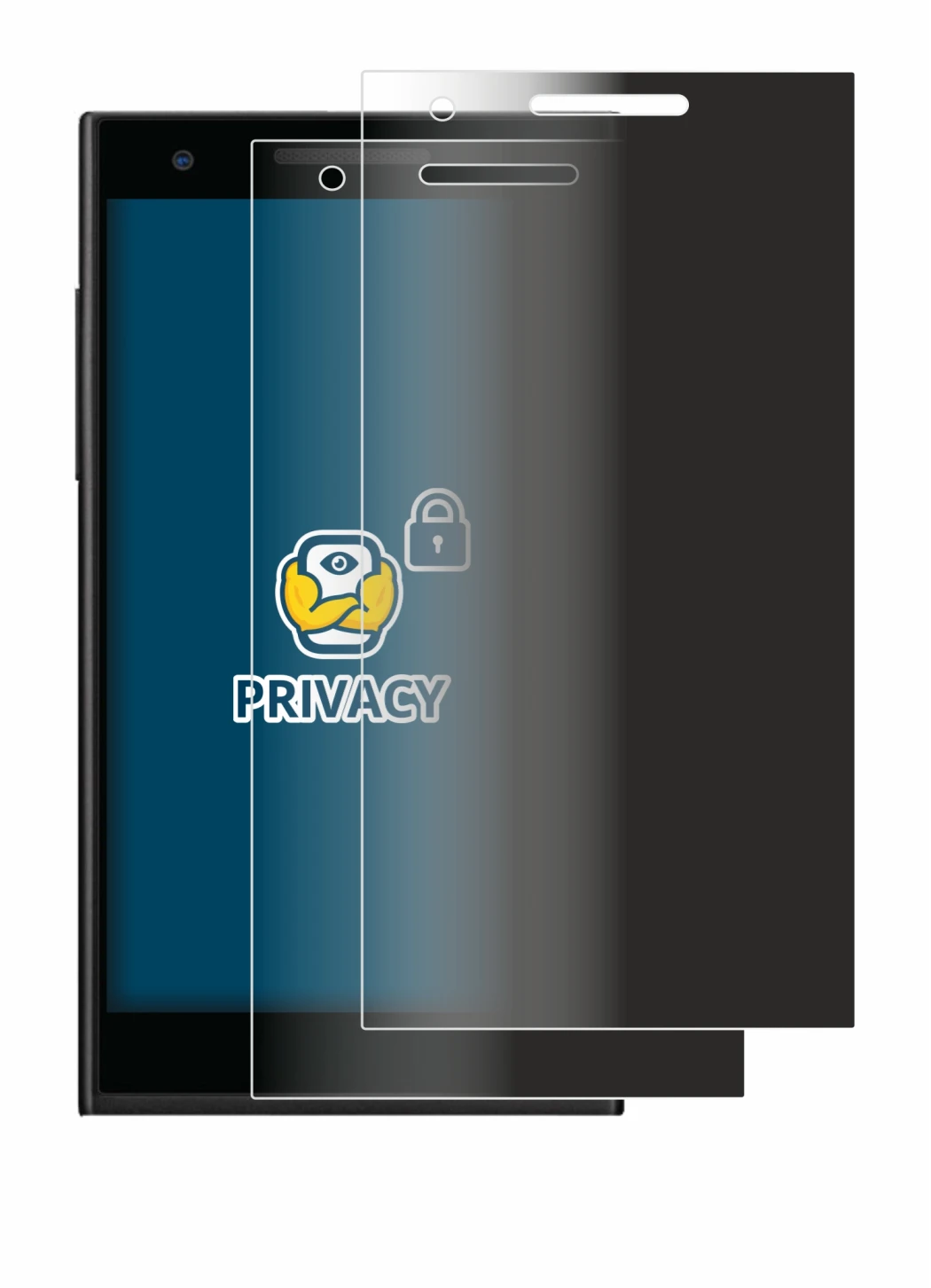 Imagen del dispositivo Philips S396 con una amplia variedad de protectores de pantalla.
