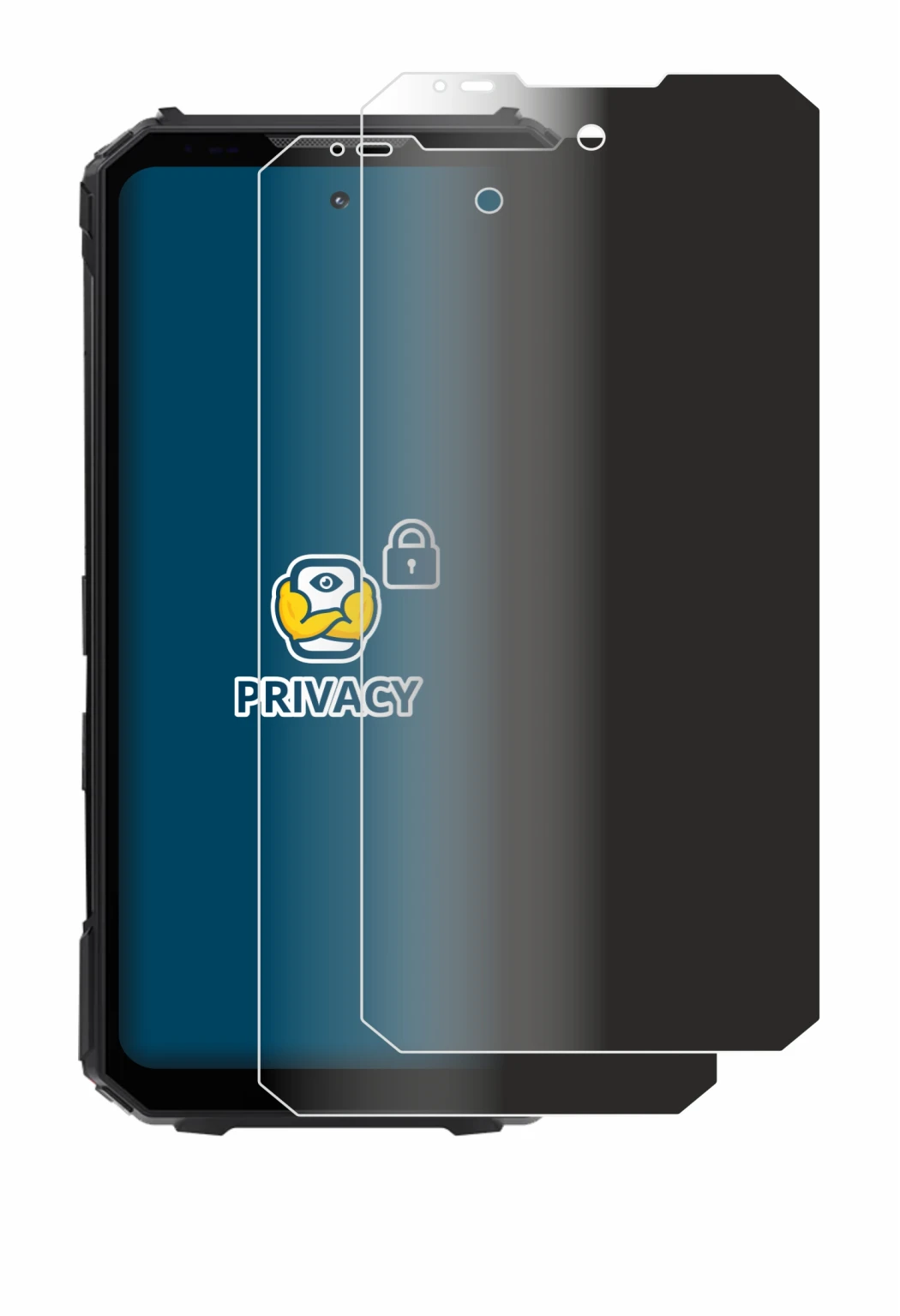 Imagen del dispositivo Doogee V Max LR con una amplia variedad de protectores de pantalla.
