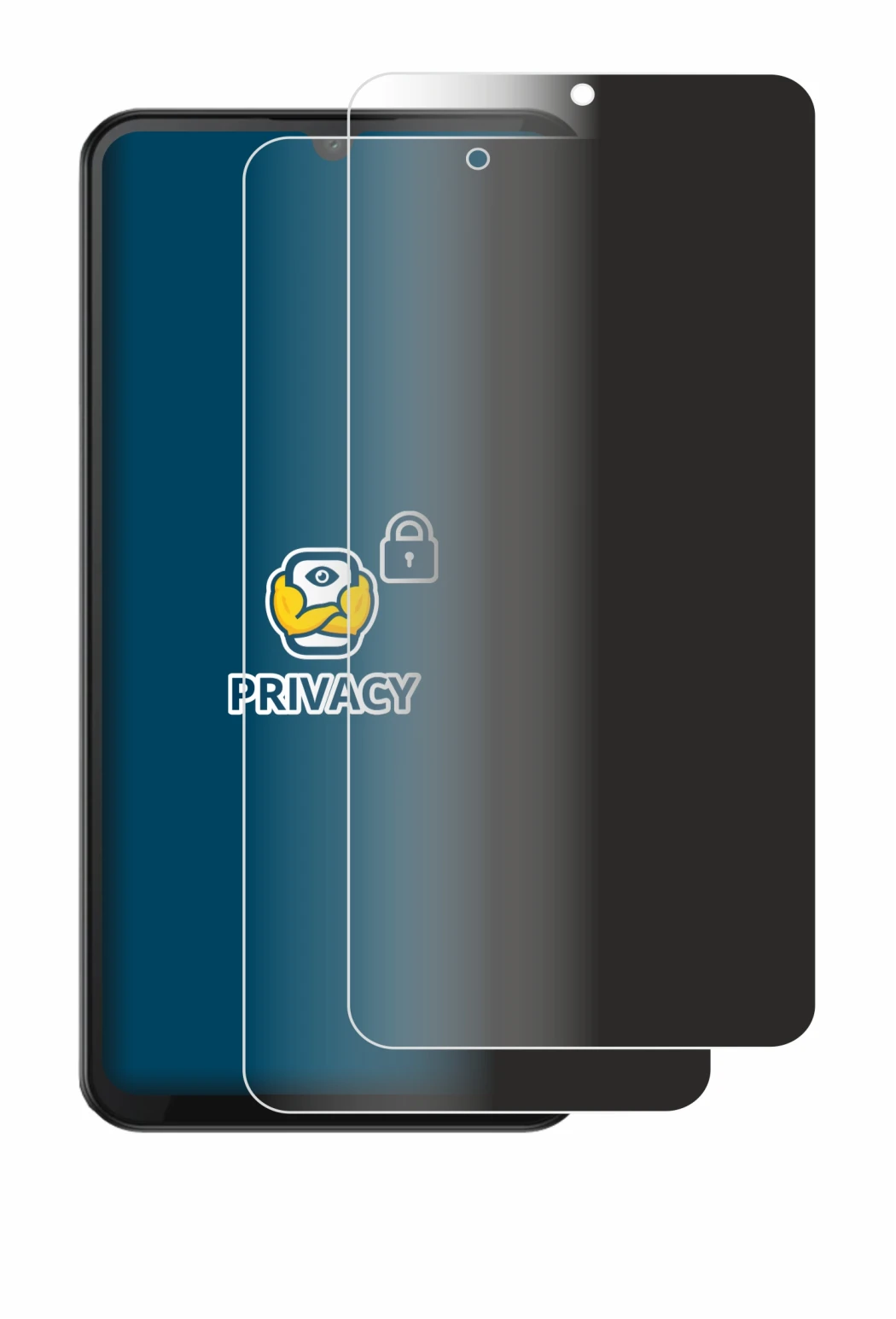 Imagen del dispositivo Doogee M30 con una amplia variedad de protectores de pantalla.