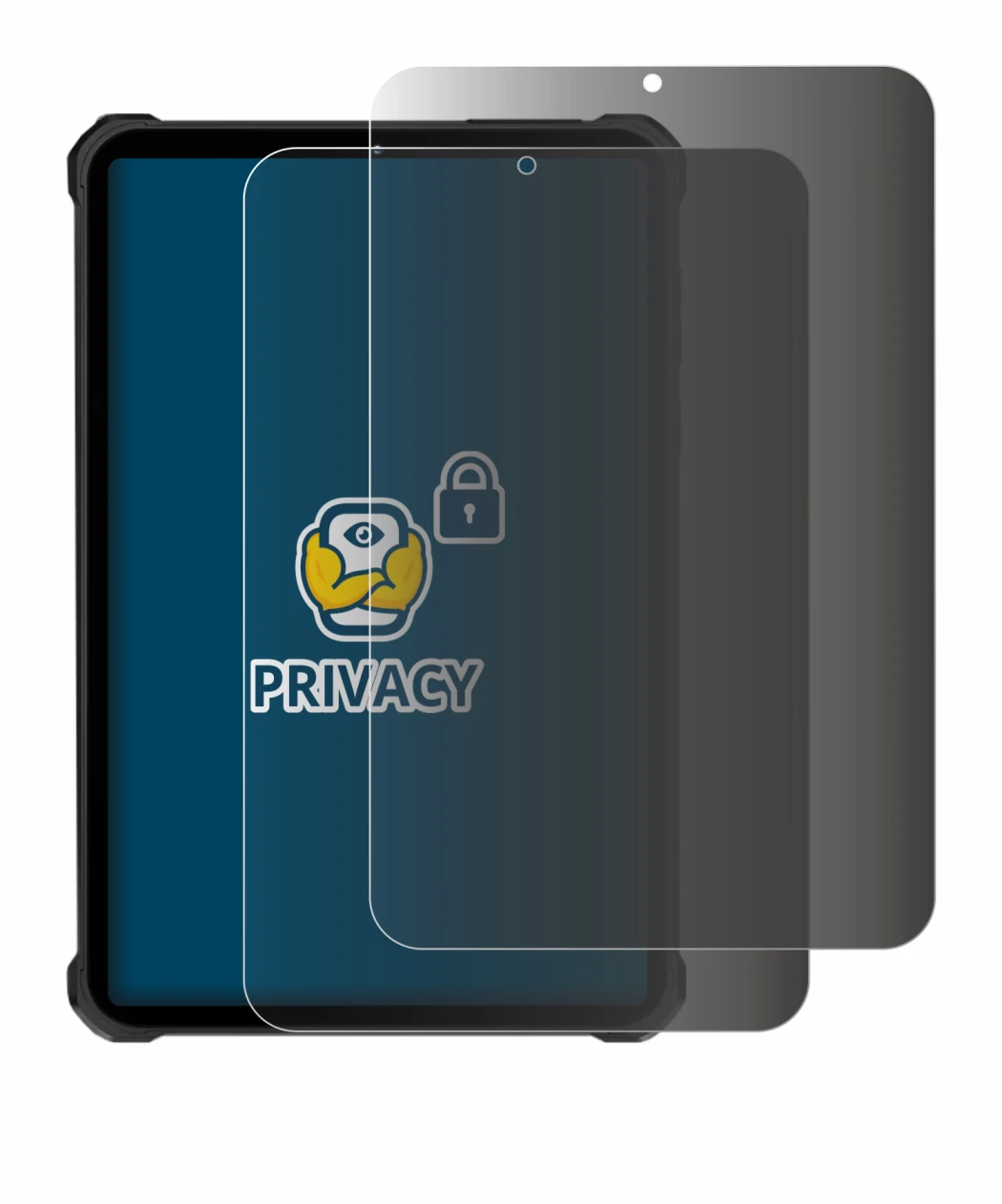 Imagen del dispositivo Oukitel RT11 con una amplia variedad de protectores de pantalla.