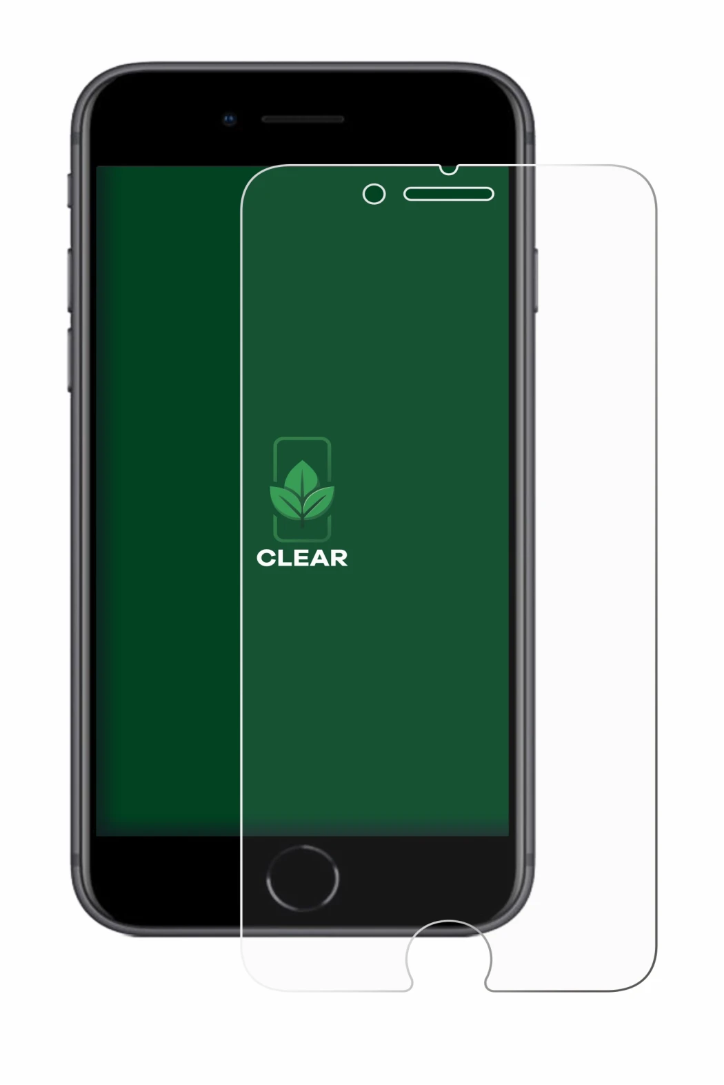 Imagen del dispositivo Apple iPhone 8 con una amplia variedad de protectores de pantalla.