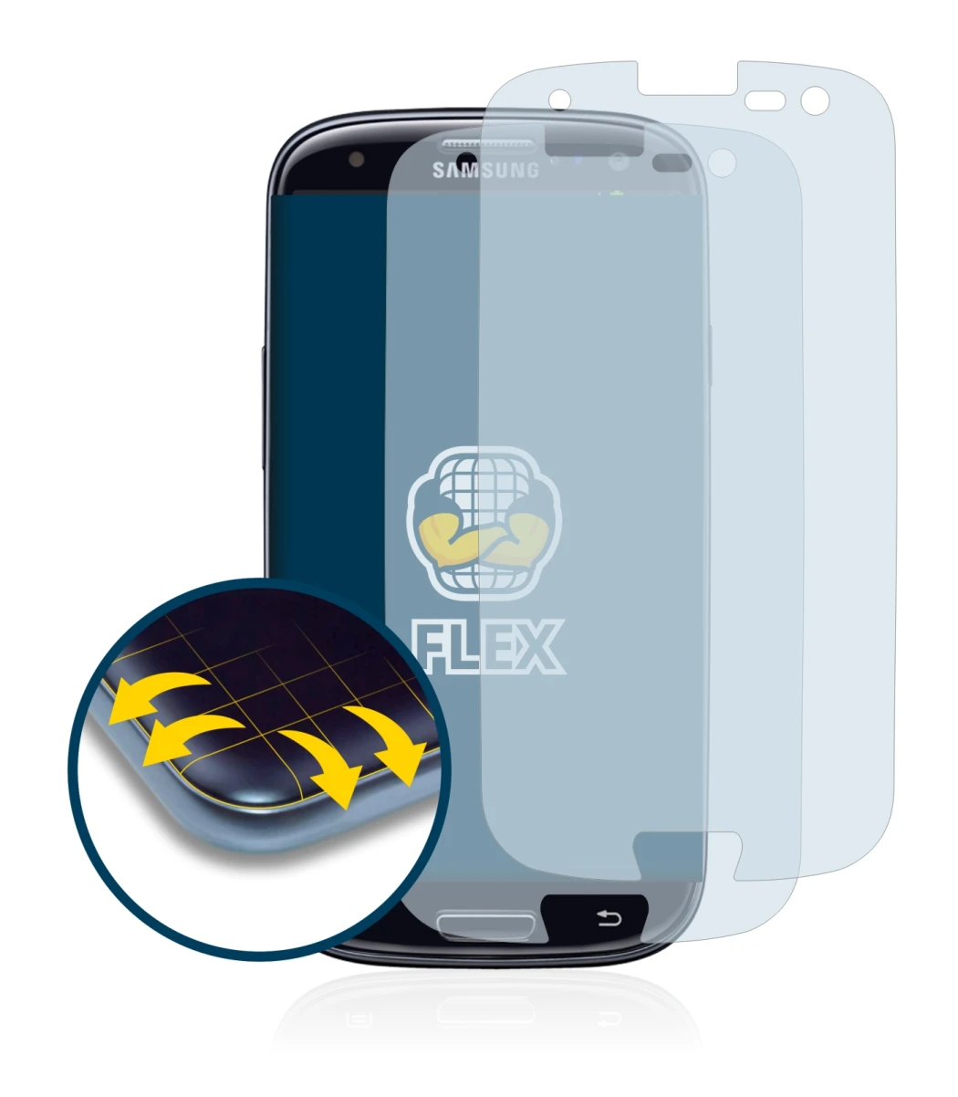 Imagen del dispositivo Samsung Galaxy S3 Neo I9300I con una amplia variedad de protectores de pantalla.
