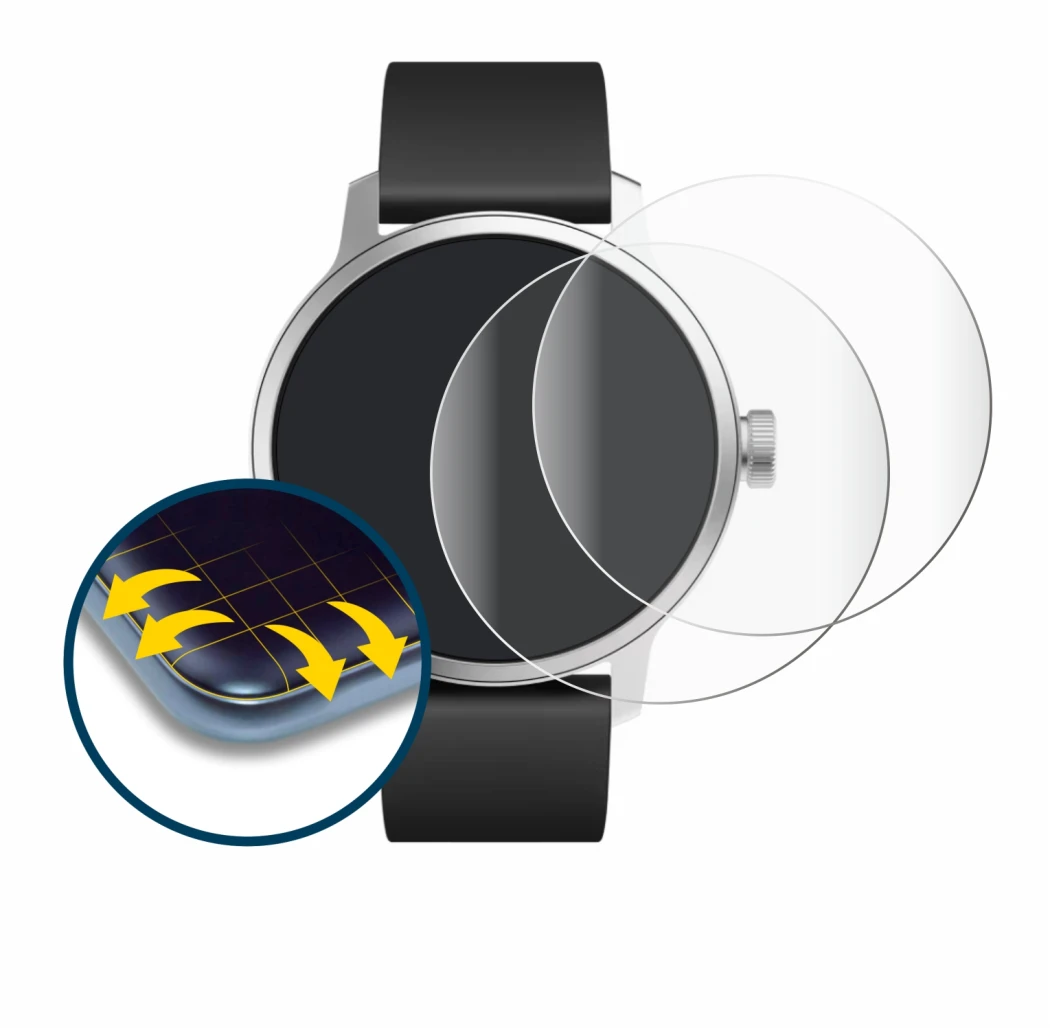 Imagen del dispositivo Withings ScanWatch (42 mm) con una amplia variedad de protectores de pantalla.