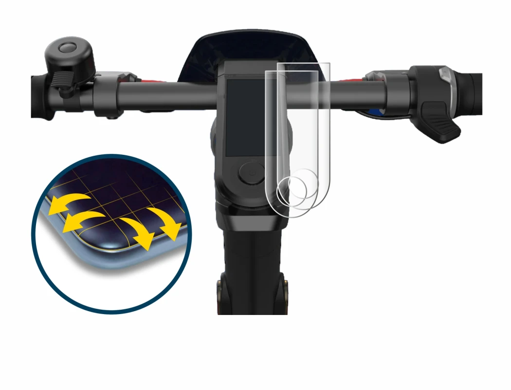 Imagen del dispositivo NIU KQi3 Pro con una amplia variedad de protectores de pantalla.